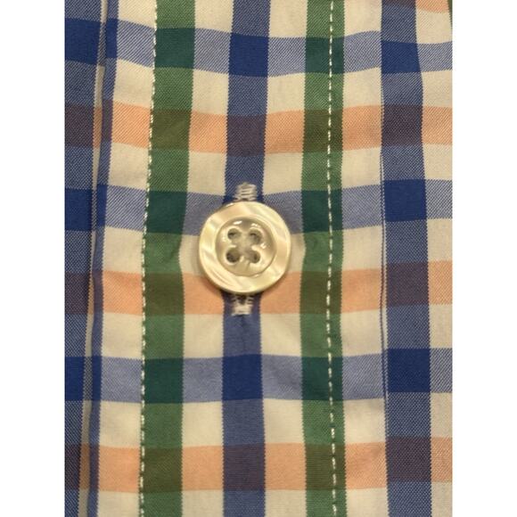 XL Orvis Active Fit Nonstop Twill Pink Green Check Long Sleeve Shirt Button Up - Picture 8 of 12